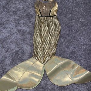 Gold Glimmer Mermaid Costume